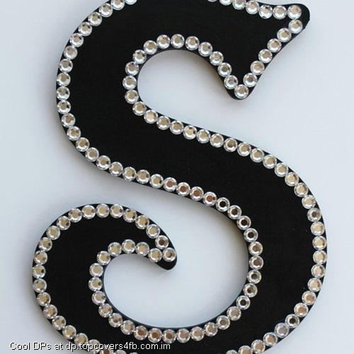 Black-S-Letter-Display-Picture