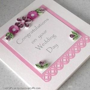 Charming-Pink-Congrats-On-Wedding-Day-Card-Display-Picture