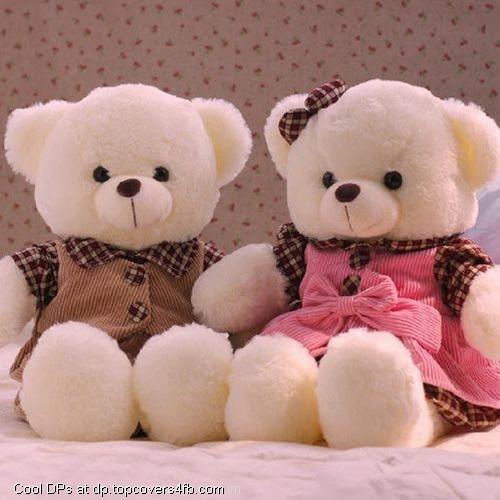 Cute-Teddy-Bear-Couple-Display-Picture-