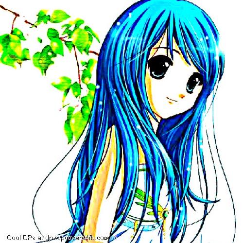 Gorgeous-Animie-With-Blue-Hairs-Display-Picture
