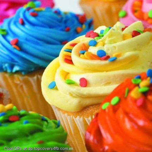 Melted-Coloured-Cupcakes-Dsiplay-Picture