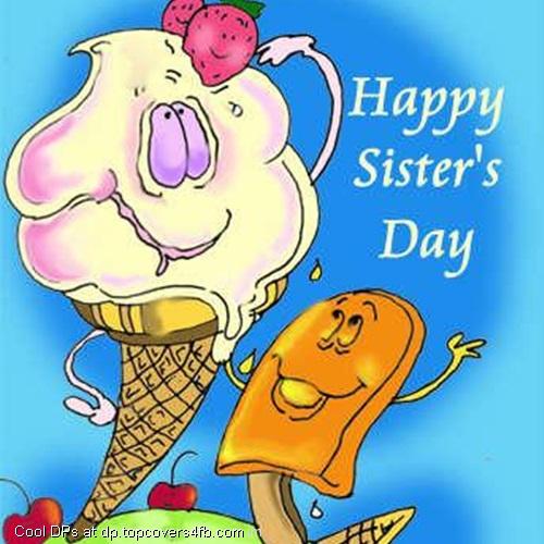 Sisters-Day-Wishes-With-Ice-Creams-Display-Picture