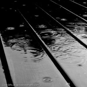 Black-And-White-Rain-Drops-Display-Picture