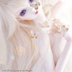 Butterfly-White-Doll-Display-Picture