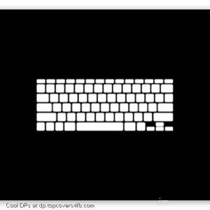 Computer-White-Blank-Keyboard-Display-Picture