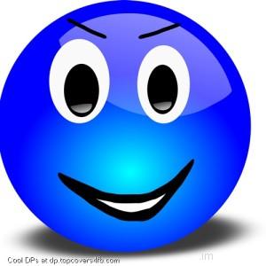 Grinning-Blue-Smiley-Display-Picture