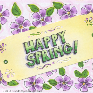 Happy-Spring-Purple-Flowers-Display-Picture