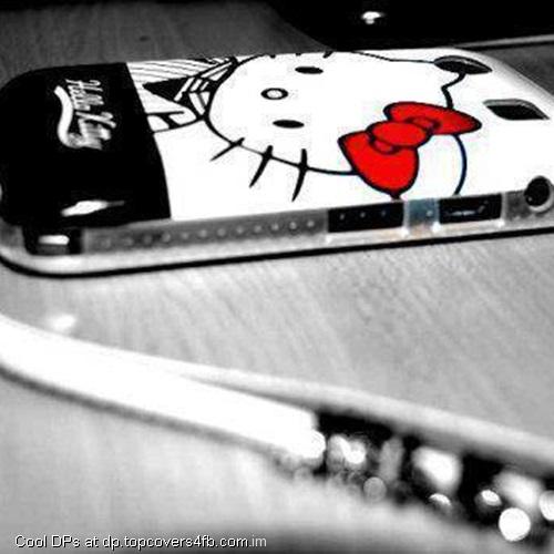 Hello-Kitty-Black-Display-Picture
