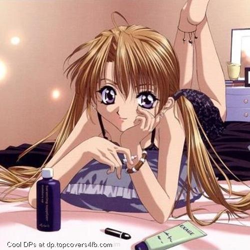 Lovely-Anime-Thinking-About-You-Display-Picture