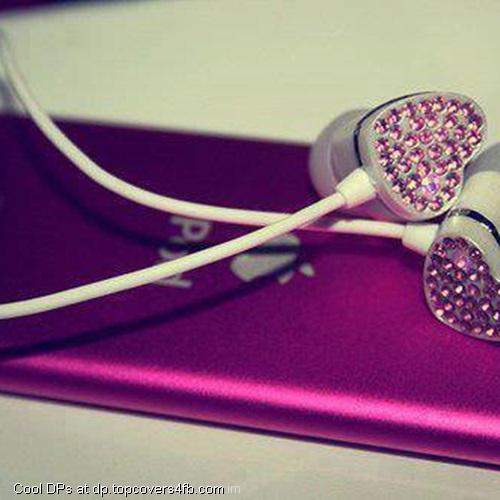 Pink-Love-Head-Phones-Display-Picture