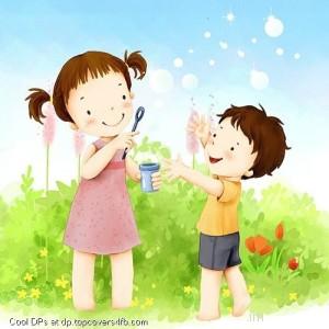 Playing-With-Bubble-On-Childrens-Day-Display-Picture