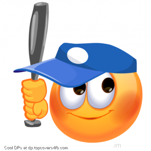 Smiley-Playing-Baseball-Displa