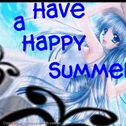 Sweet-Anime-Wishes-You-Happy-Summer-Display-Picture