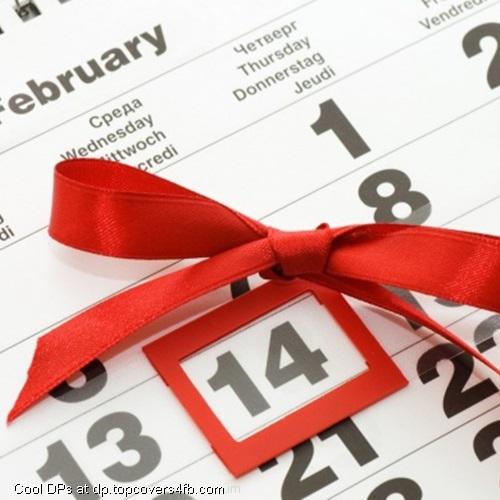14-February-Valentine-On-Calender-Display-Picture