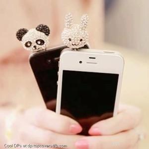 Black-Panda-Phone-Display-Picture