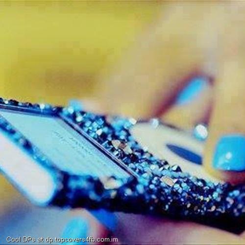 Blue-Glittery-Cell-Display-Picture