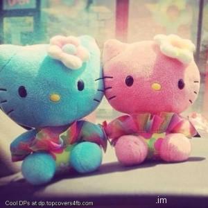 Lovely-Pink-Blue-Kitty-Display-Picture