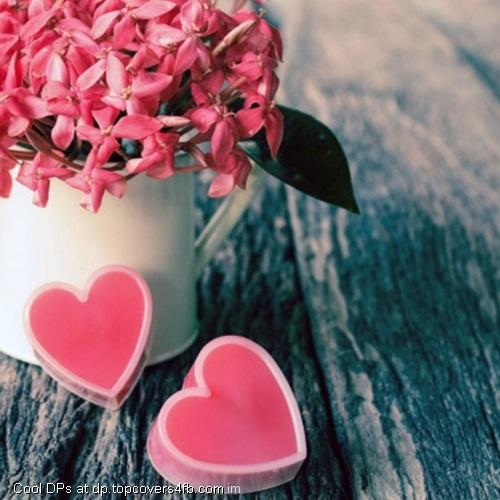 Pink-Hearts-Love-Vase-Flowers-Display-Picture