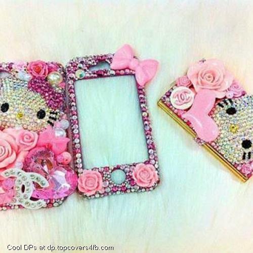 Pink-Kitty-Mirror-Cell-Display-Picture