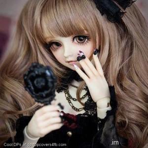Stylish-Black-Eyes-Doll-Display-Picture