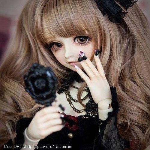 Stylish-Black-Eyes-Doll-Display-Picture
