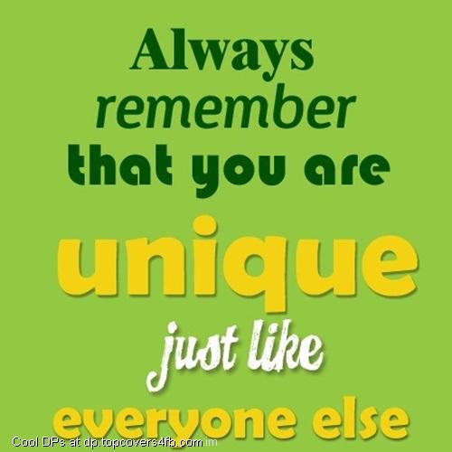 You-Are-Unique-Display-Picture