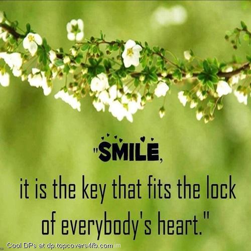 Smile-Is-The-Key-To-Heart-Display-Picture