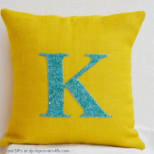 Pillow-Name-Alphabet-K-Display-Picture