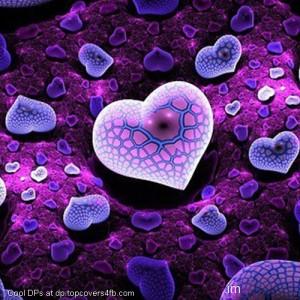Purple-Glowing-Hearts-Display-Picture