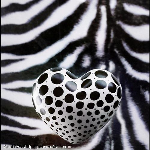 Zebra-Dots-Heart-Display-Picture