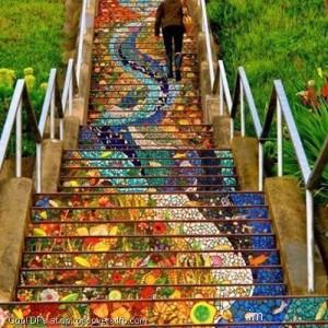 Abstract-Stairs-Display-Picture