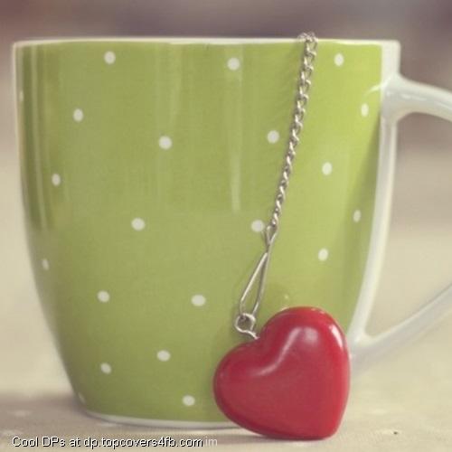 Beautiful-Cup-And-Red-Heart-Display-Picture