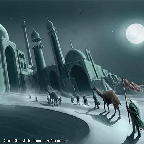 Caravan-City-Night-Art-Display-Picture