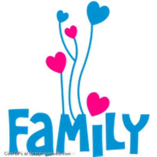 Family-With-Lovely-Love-Heart-Display-Picture