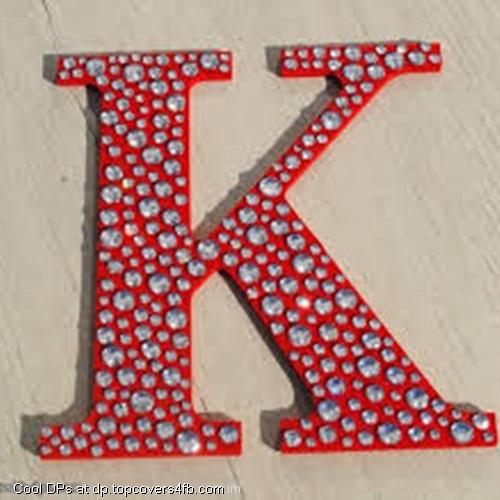 Glittery-Red-K-Display-Picture