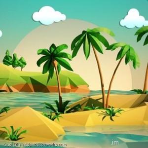 Island-Palm-Trees-And-Sea-Display-Picture