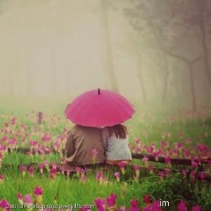 Love-Couple-With-Pink-Umbrella-Display-Picture