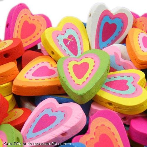 Multi-Colored-Hearts-Display-Picture