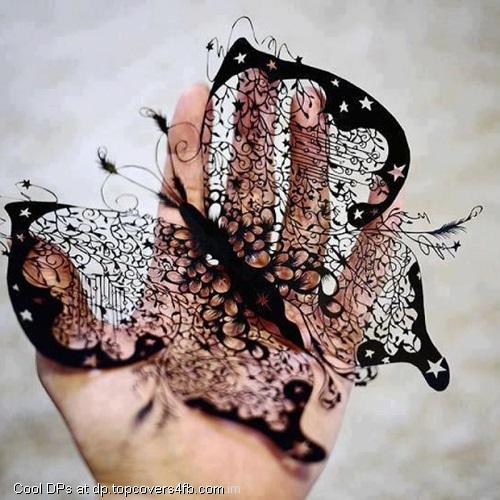Net-Black-Butterfly-Display-Picture
