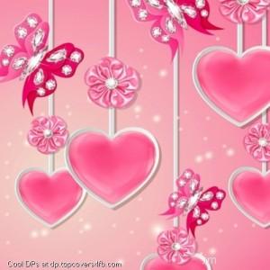 Romantic-Heart-And-Butterfly-Display-Picture