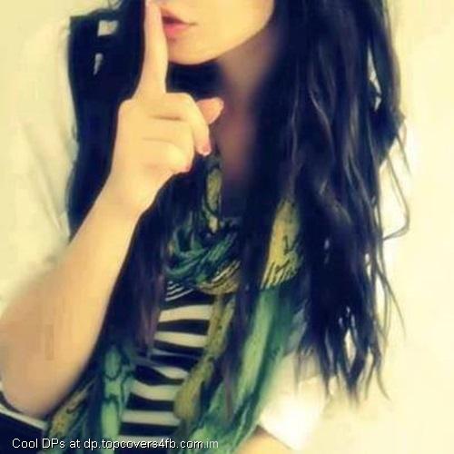 Shhhh-Saying-Girl-Display-Picture