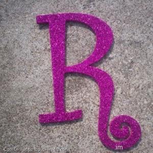Glitter-Initial-Letters-R-Display-Picture