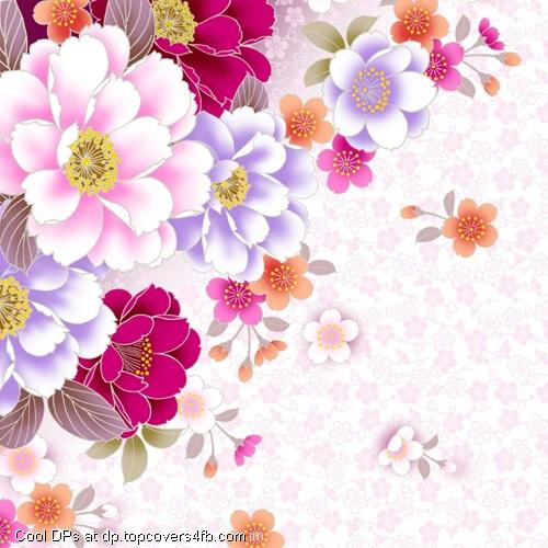 Abstract-Pink-Flowers-Display-Picture