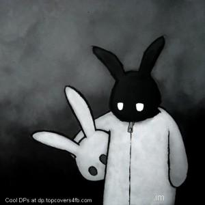 Black-In-White-Bunny-Display-Picture