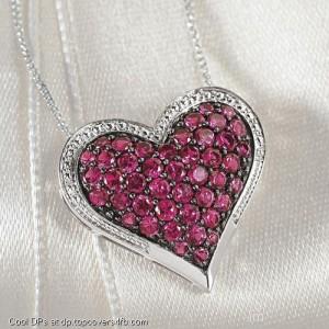 Pink-Stones-Heart-Display-Picture
