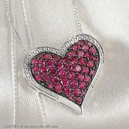 Pink-Stones-Heart-Display-Picture