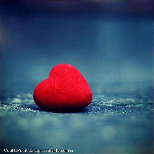Alone-Red-Heart-Display-Picture